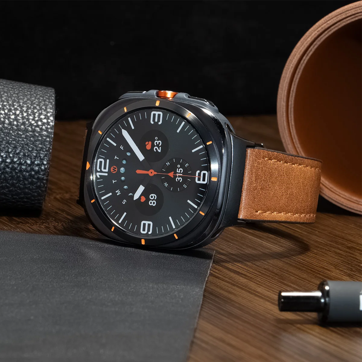 Nahtloses Lederarmband für Samsung Galaxy Watch 8 Classic/8 9 40mm 44mm Armband für Galaxy Watch Ultra2 2025 47mm – Detail 7