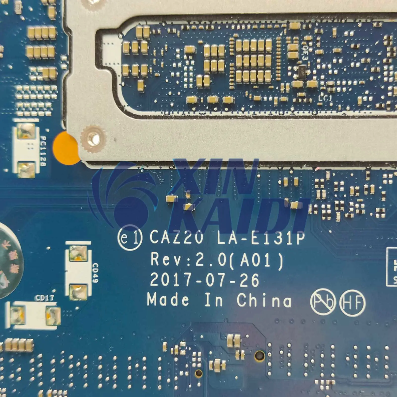 LA-E131P 노트북 메인 보드 델 위도 7480 E7480 0CXWHP 08FCRX 0F48ND 노트북 마더 보드 I5 I7 6th 7th Gen CPU