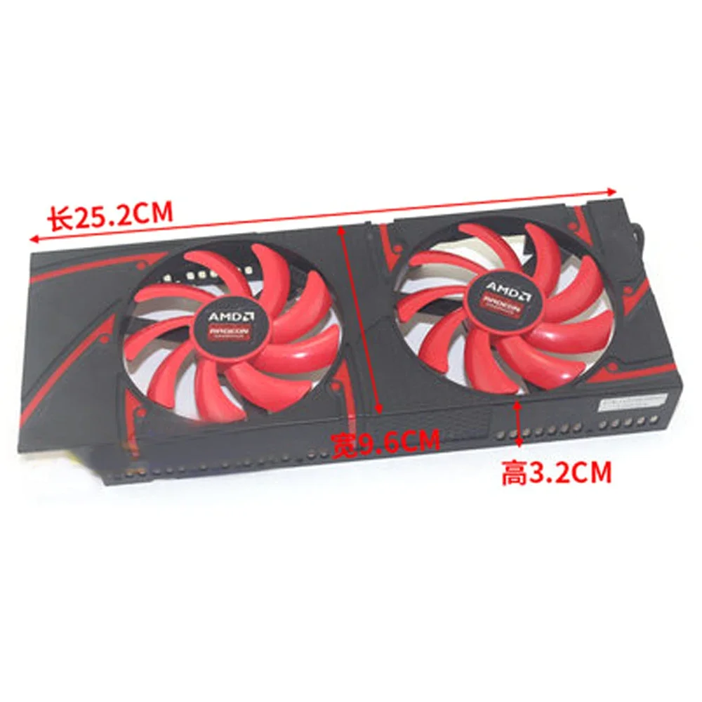 FDC10U12D9-C DC12V 0,45A VGA Lüfter für AMD Radeon R9 390X Engineering Sample Grafikkarte Kühler Lüfter
