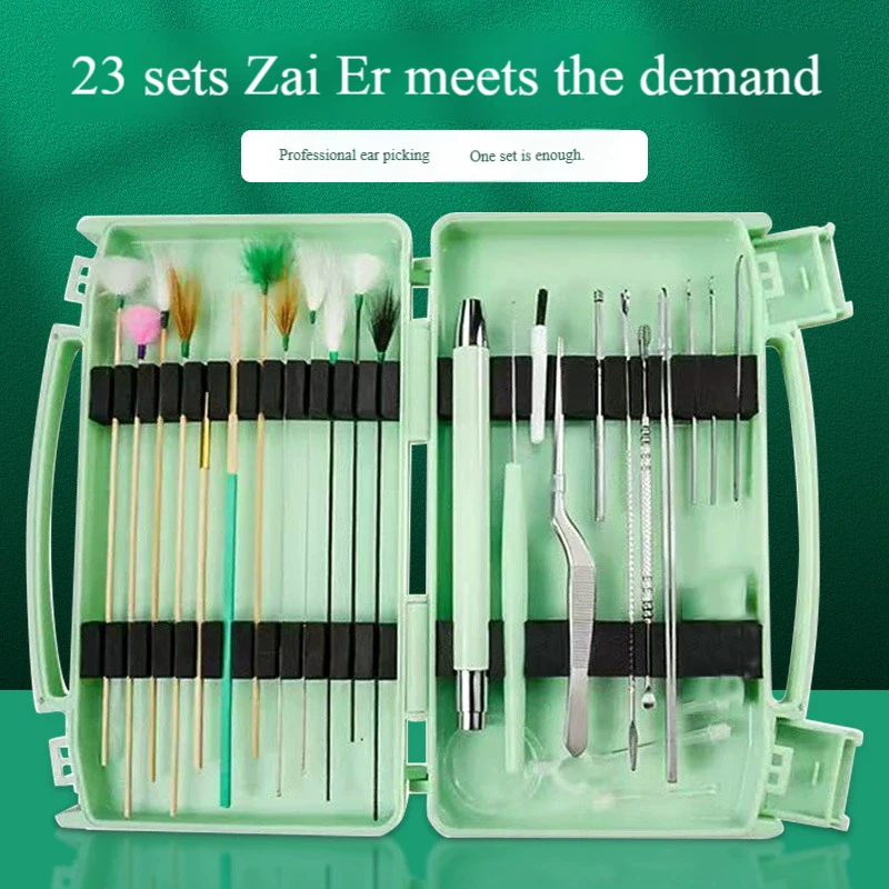 

Complete 10-in-1 Ear Care Kit, Includes Goose Feather & Scoop Tools, Portable & Safe for Home and Travel