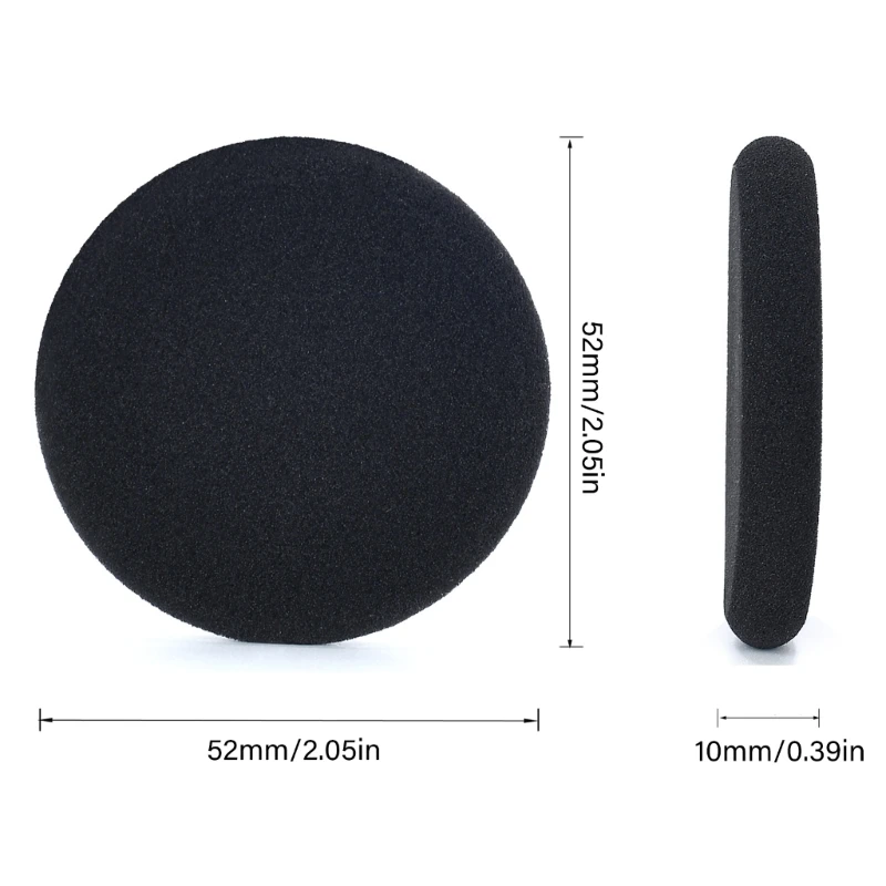 HX6A Ear Cushions Texture Reduced Fatigue Designs Strong Sponge Earpads Hassle Easy Installation Process for Vxi Earphones