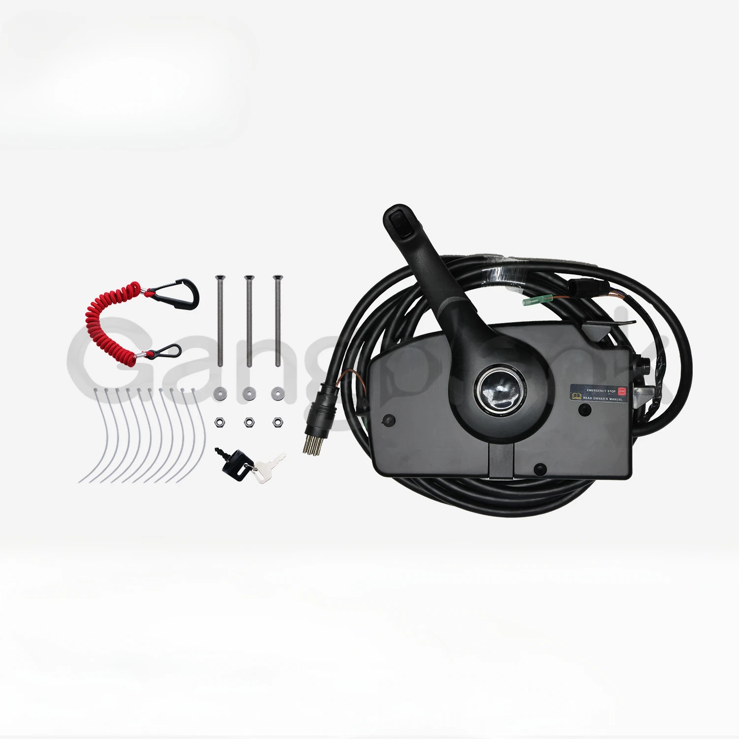 Outboard Universal Control Box for Mercury 2-Stroke Without Lift Model for Mercury 9 Pin Control Box (8+1) with Cable 881170A3