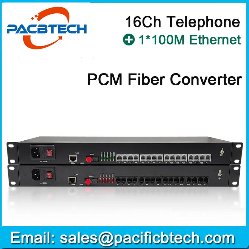 16Channel 16Port Telephone PCM 16Channel Multiplexer FXO To FXS Converter E1 MUX