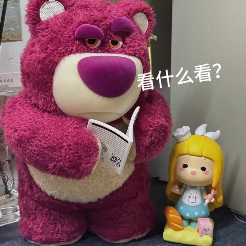 

Disney Original Miniso Anime Toy Story 18cm Big Size Secret Plan Series Lotso Action Figure Toys Kawaii Room Decorate Toys