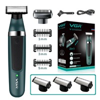 VGR Electric Shaver Hair Trimmer Professional 2 in 1 Shaver Razor Waterproof Beard Trimmer Household Hair Shaving for Men V-393