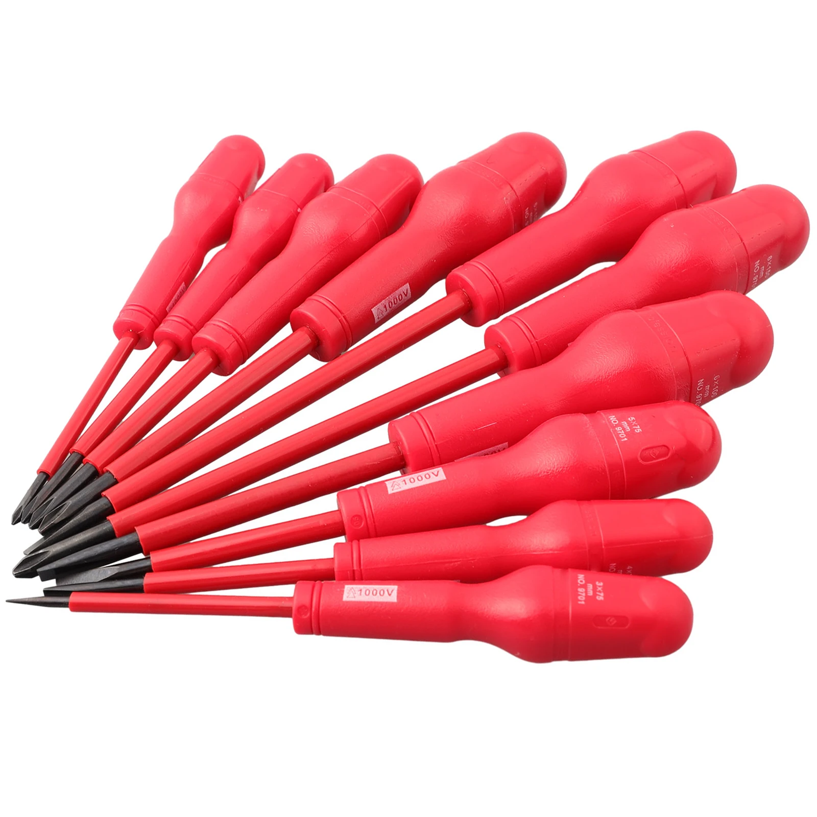 Insulated Screwdriver Set Magnetic Screwdriver Bit High Voltage Resistant 1000V Electrician Tool Screw Driver Hand Tools