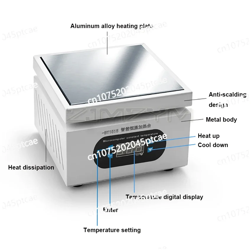 Imagem -04 - Estação de Aquecimento com Plataforma Digital de Pré-aquecimento Manutenção Eletrônica de Placas Quentes Estação de Aquecimento para Pcb Reparo de Tela Lcd 150*150 mm