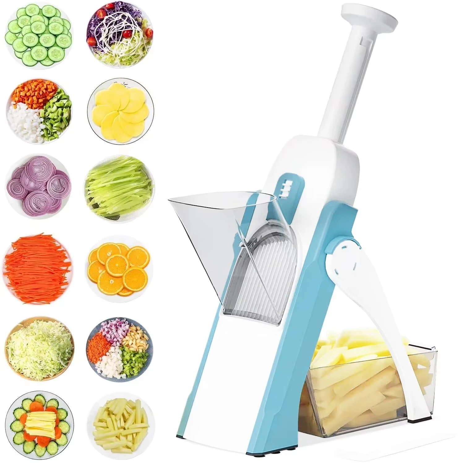 【セール中】5 in 1 多機能野菜カッター家庭用キッチン大根おろし金スライサー細切りガーリックカッターキッチンツールアクセサリー