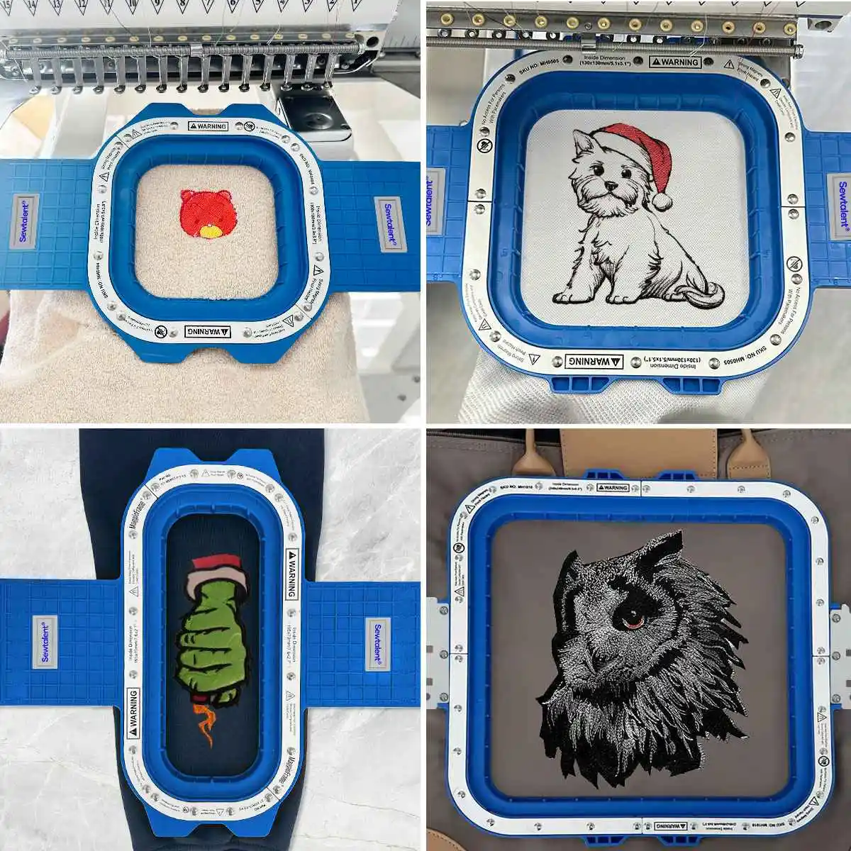 Sewtalent Magnetic Mighty Hoop Frame Embroidery Hoops for Happy Japan HCD2-1501 HCD3E-1501-40  HCD3e Embroidery Machine