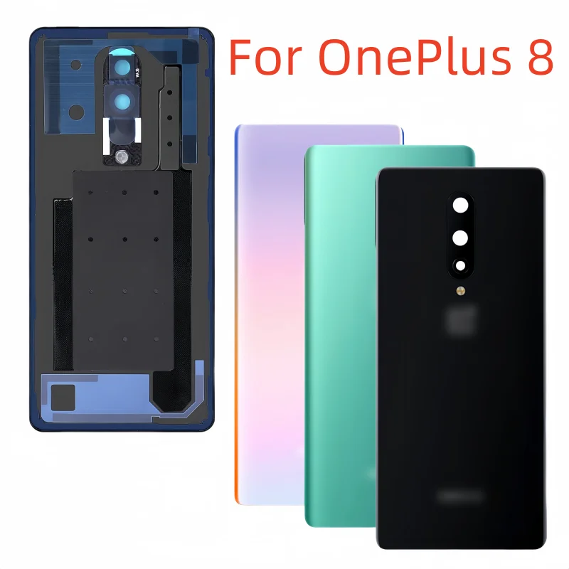 

Battery Cover For OnePlus 8 IN2013 IN2017 IN2010 IN2019 Back Cover Rear Housing Replacement