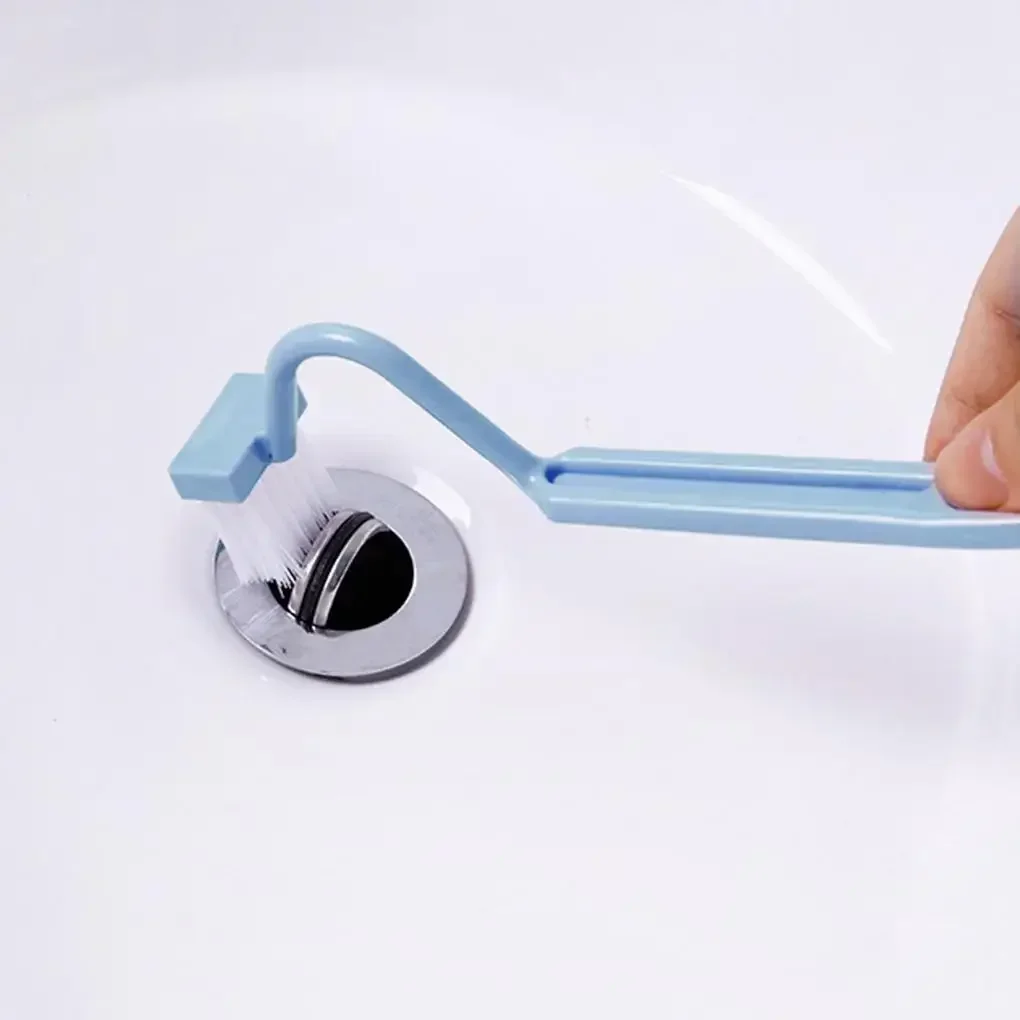 Brosse de toilette en forme de S pour petits livres pour enfants, sans coins de fréquence, manche long