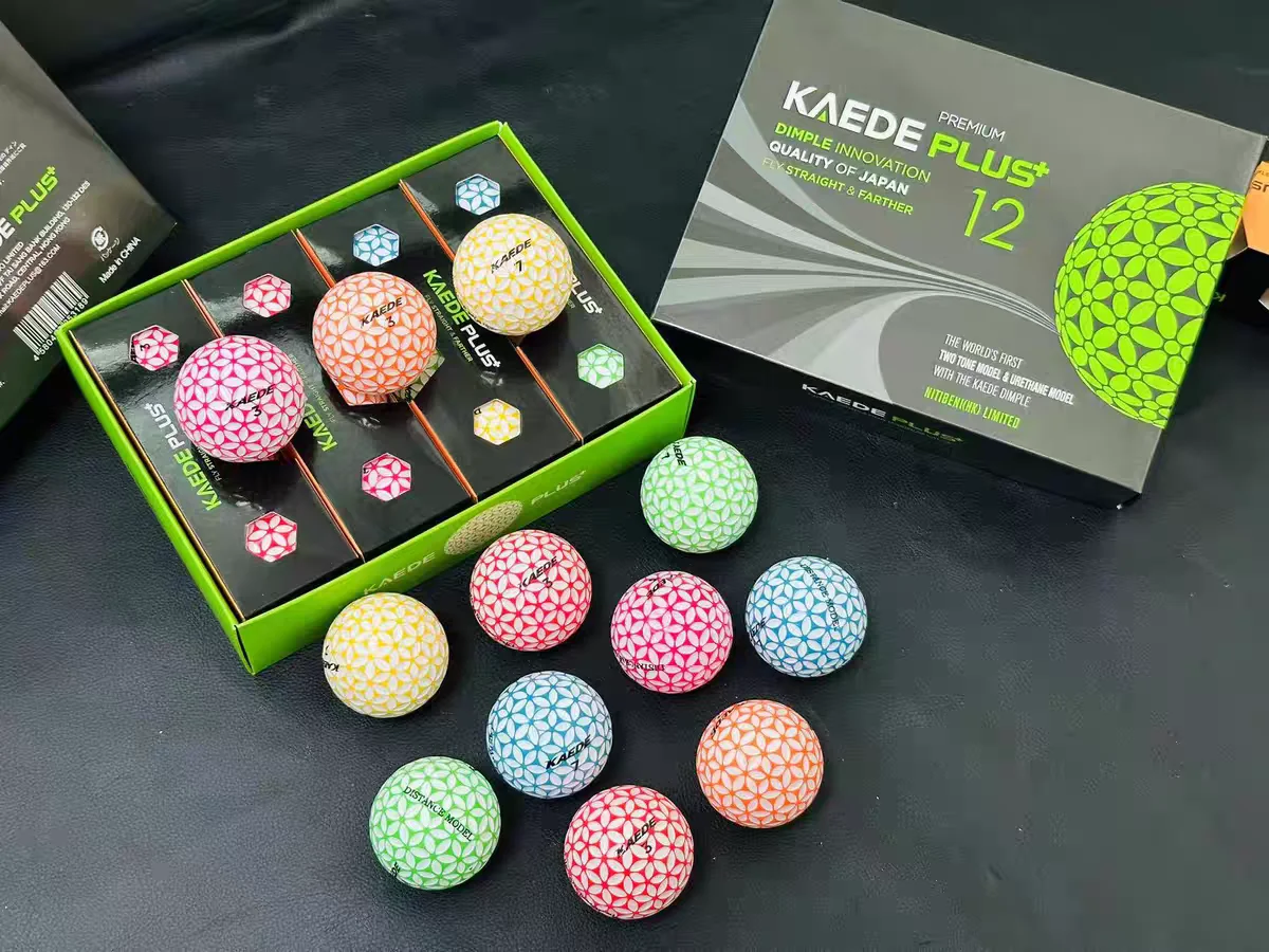 new-kaede-golf-balls-sakura-practice-distance-balls-matte-fini-dual-layer-golf-balls-for-on-course-training-and-fitn