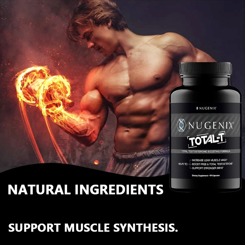 Total-T Supplements - Muscle Gain, Improve Endurance, Muscle Mass, Performance, Endurance,90 Count