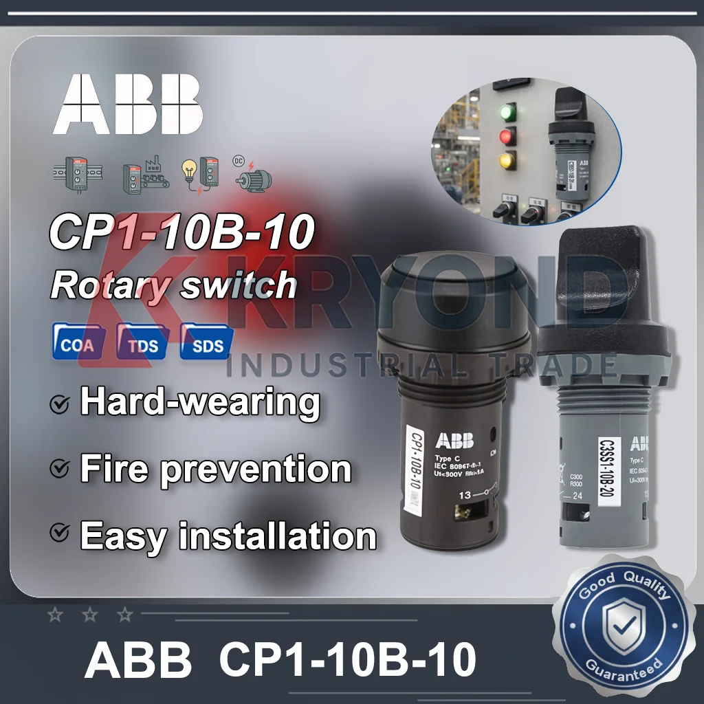 ABB CP1 Pilot Module CP1-10B-10 CP1-10B-01 CP1-10B-11 Rotary Switch for Electrical Panel Automation Machine Control Equipment