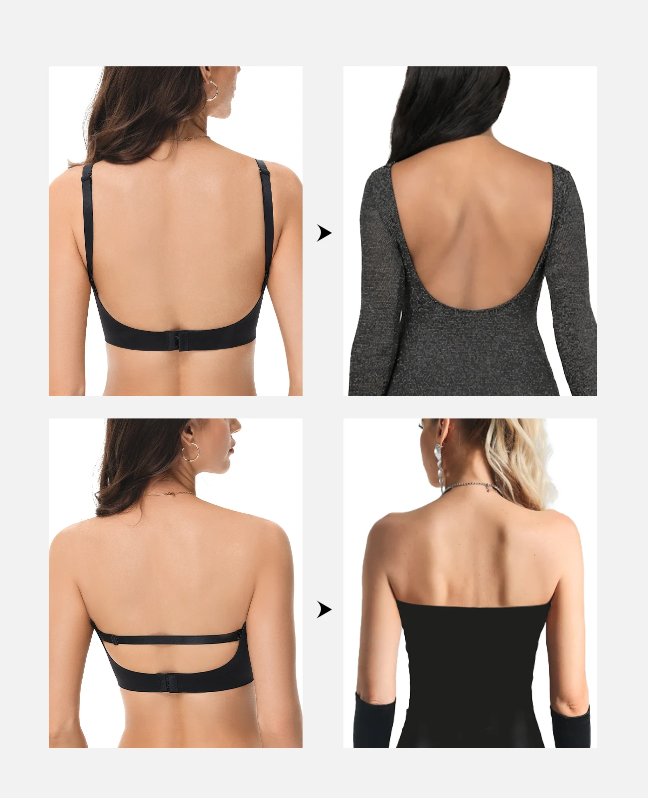 New Women Bras Everyday Sexy T - Convertible Bra Multiway recension och pris