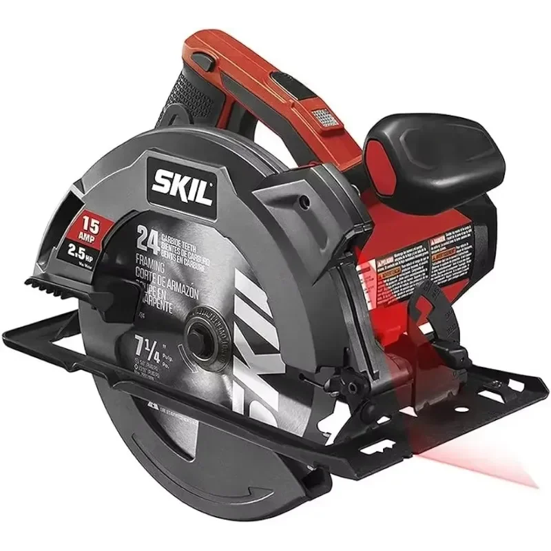 Professional 7-1/4 Inch Circular Saw with Single Beam  Guide Home Improvement Power Tools