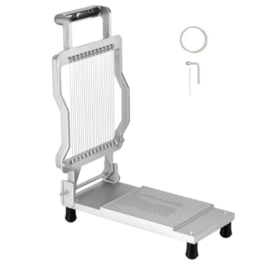 

Ultra-Thin 0.2 Cheese Cutter with Detachable Wire Blade for Precise Slicing Aluminum Alloy Commercial Kitchen Tool with Durable