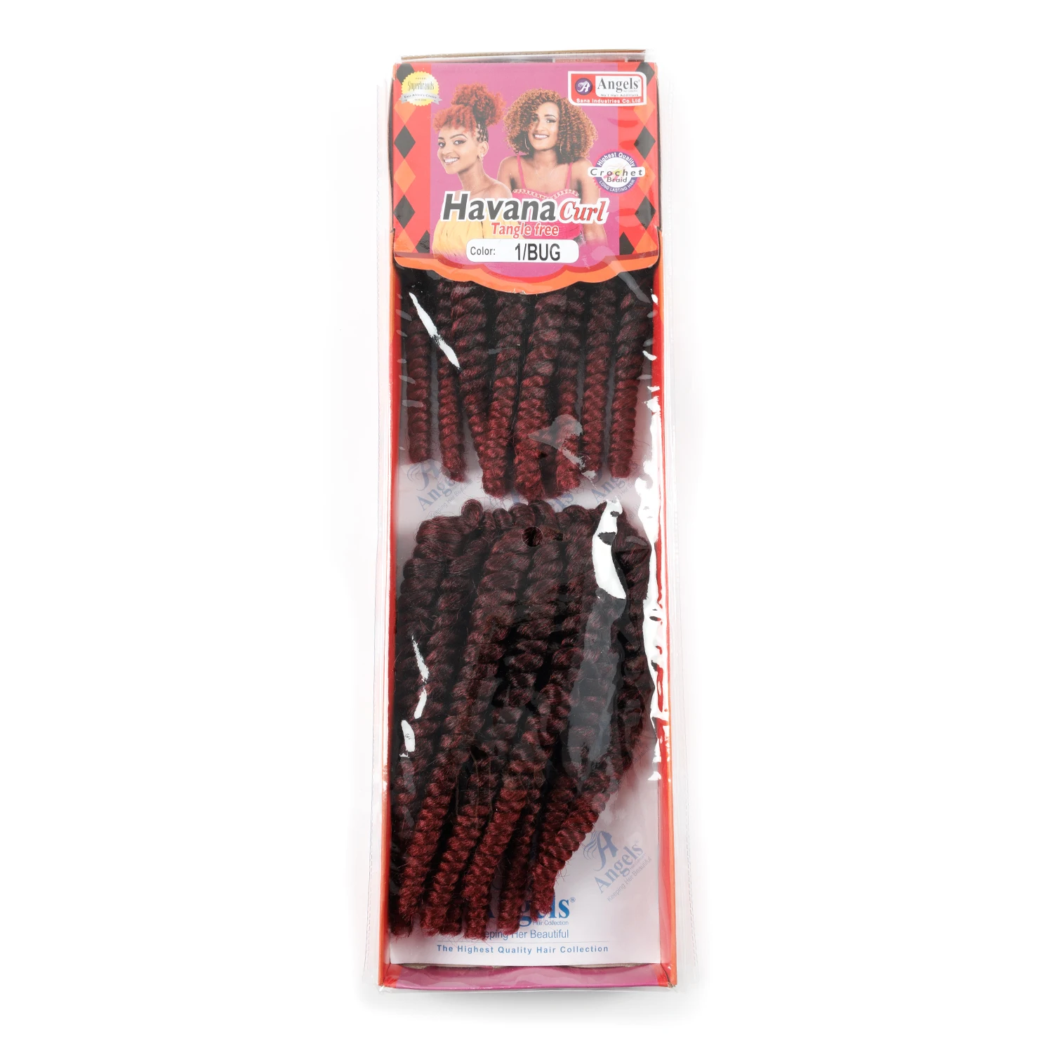 Cheap 8 Inch 1B/BUG Havana Curly Crochet Hair Synthetic Braids Easy Install Crochet Hair For Daily Look