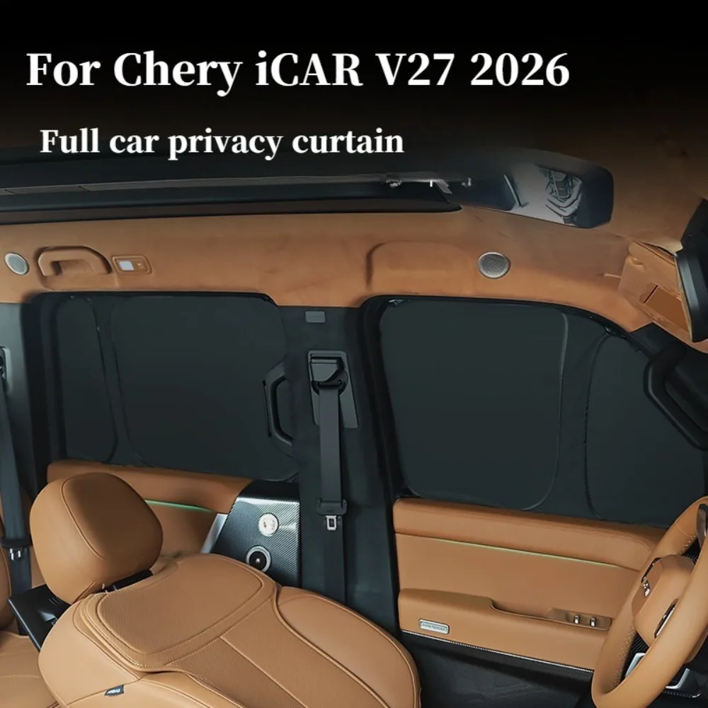 

Для Chery iCAR V27 2026: Графеновые солнцезащитные шторки для всего автомобиля, теплоизоляционные, затемняющие, для приватности, модернизация и тюнинг