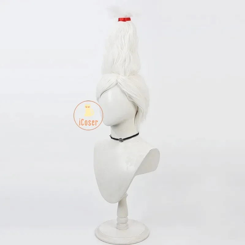 

Парик для косплея Seiko Ayase, аниме Dandadan, серьги с белыми волосами, очки, Санта-Аддория, вечеринка на Хэллоуин для женщин, реквизит, аксессуар iCoser