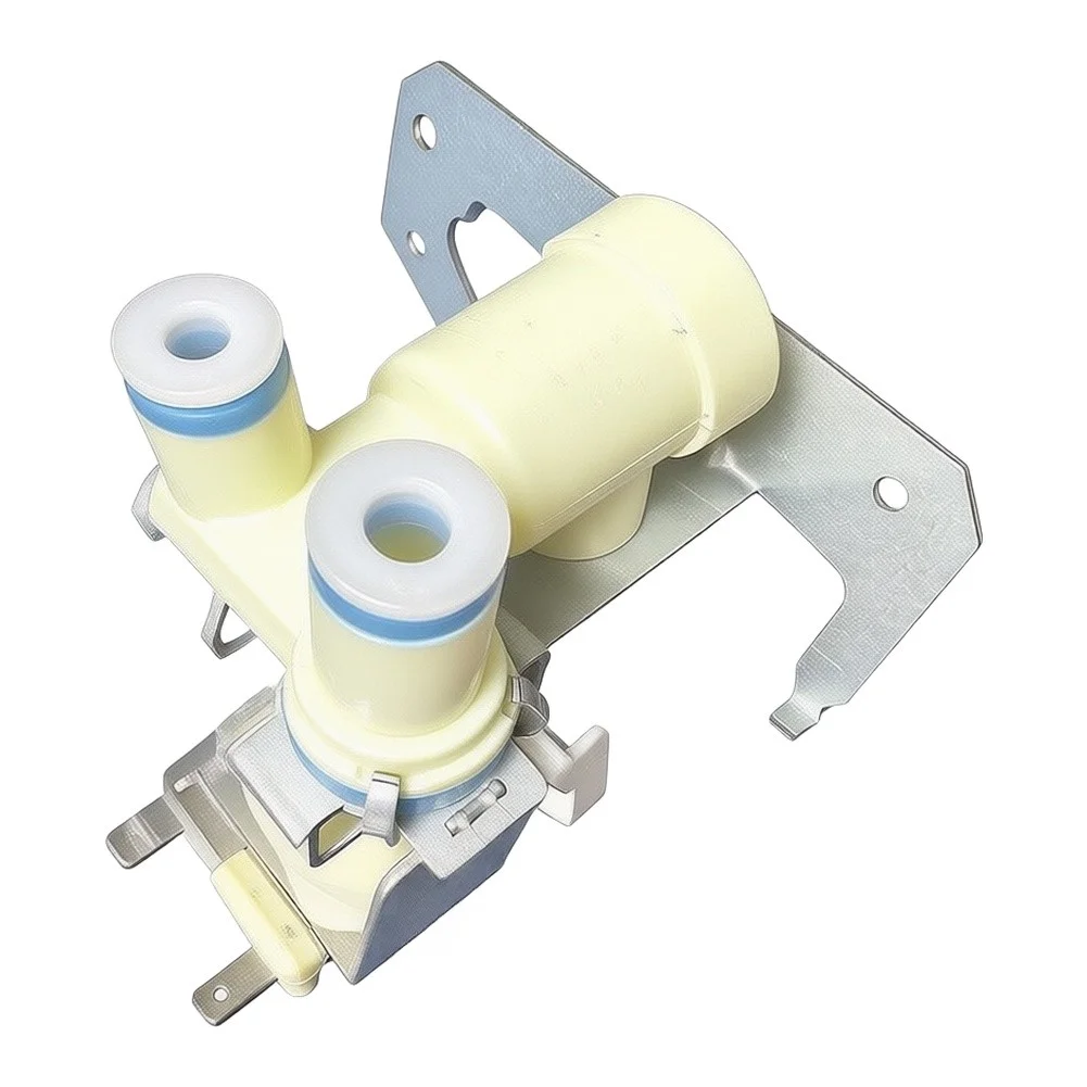 Dual Water Supply Cooling System Valve Fridge Water Valve Direct Replacement Part Safe Drinking Water Abs Plastic Construction
