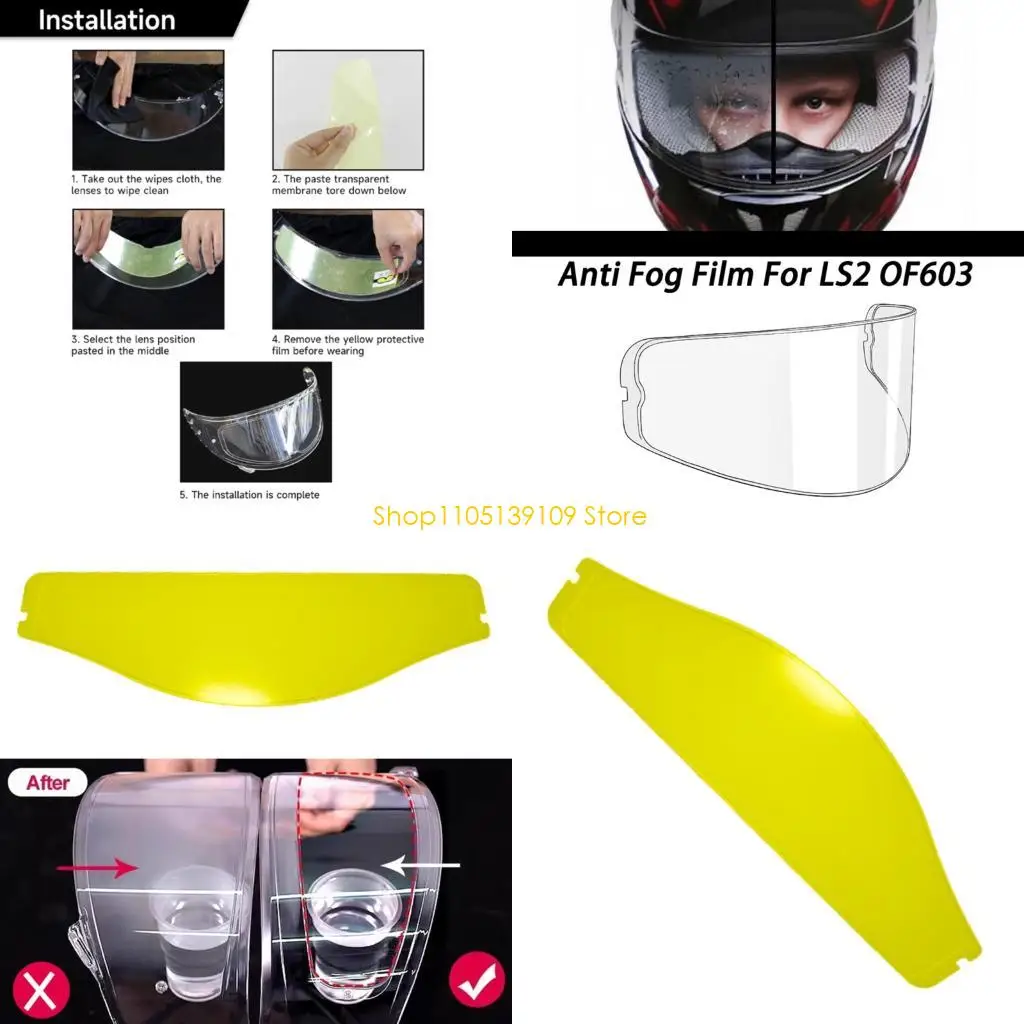 

Пленка на козырьки шлема P5ED обеспечивает четкое зрение во время дождя, холода и влажности.