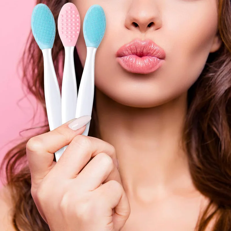 블루 페이셜 클렌징 브러쉬 2팩 - 딥 클렌징 및 부드러운 각질 제거를 위한 홀리데이 스킨케어 세트 nettoyeur pinceau maquillage