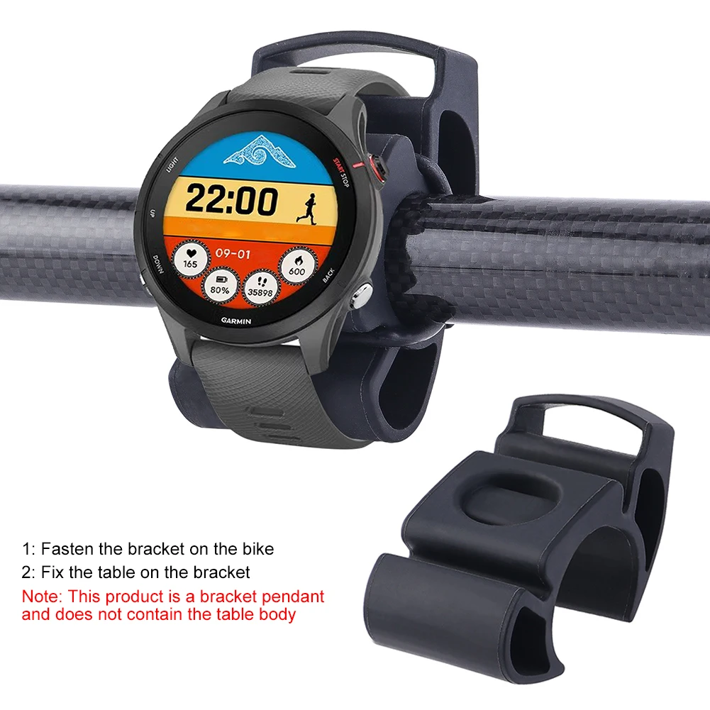 Handlebar Rail Bicycle Mount Kit Holder for Garmin Forerunner Universal Bike Smartwatch Stand for TOMTOM/TICWATCH/SUUNTO Watch