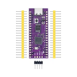 Raspberry Pi Pico RP2040 Board Lite Purple 4MB/16MB Flash Dual-Core ARM Cortex-M0+ Processor USB Type-C for Arduino MicroPython