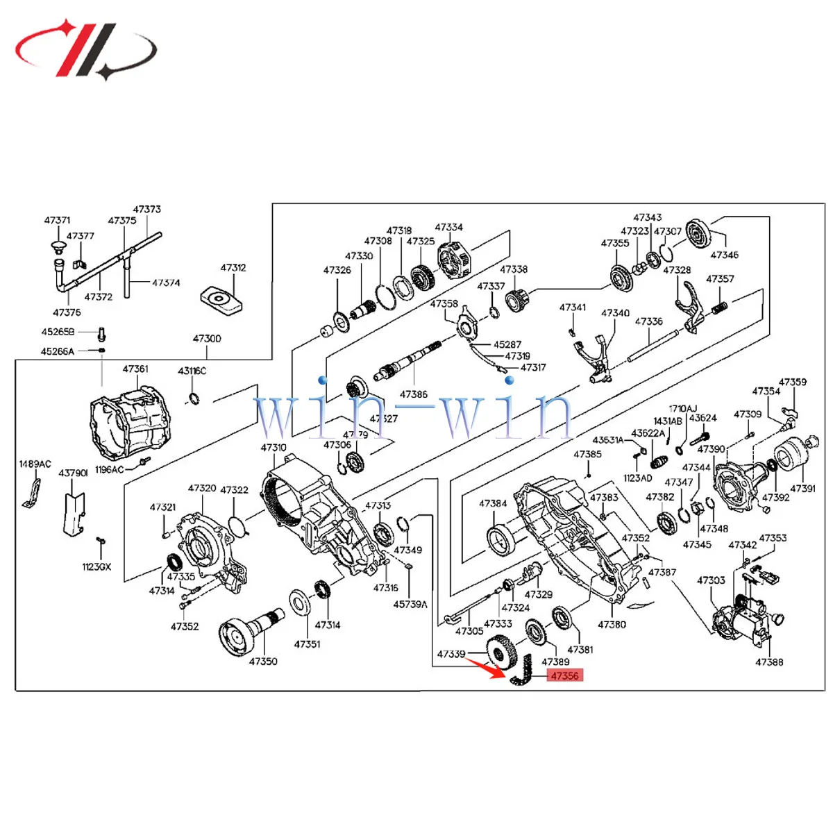 47356-4B000 473564B000 31 Links High-quality Transfer Case Output Drive Chain For HYUNDAI H-1 HYUNDAI TERRACAN Kia Sorento