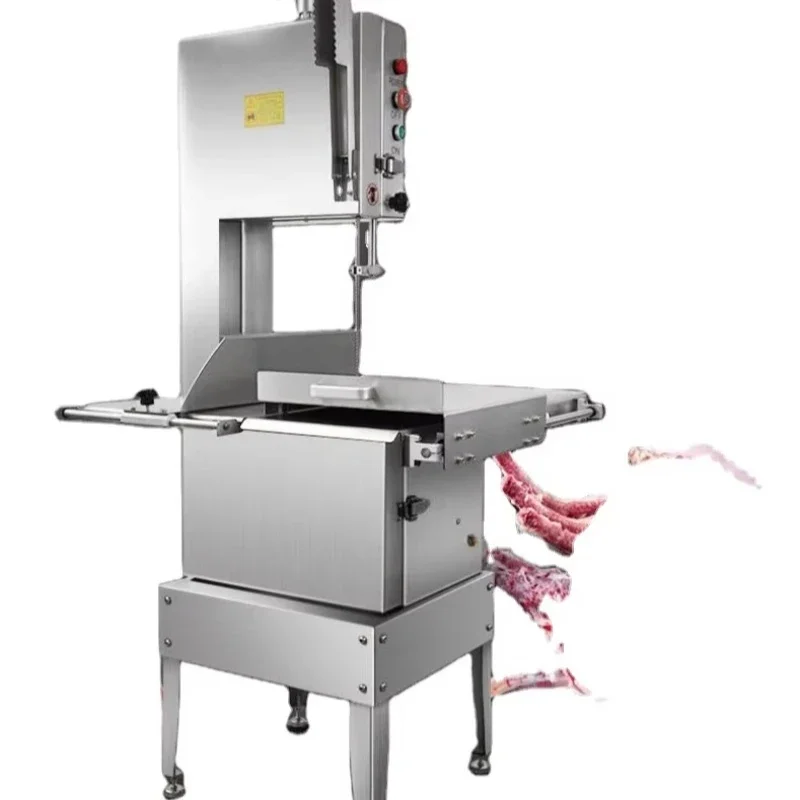 Stainless Steel Bone and Meat Saw Cutting Machine for Meat Processing Cooking Equipment for Manufacturing Plants and Farms