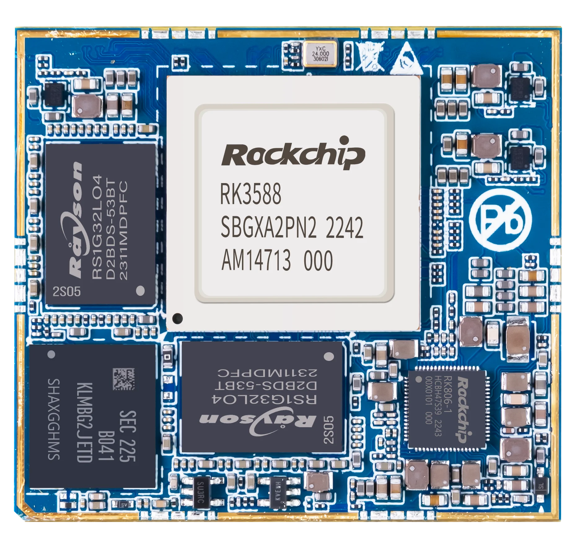 Banana Pi BPI Rockchip RK3588 LGA Quad Cortex-A76 +Quad Cortex-A55 8GB LPDDR4 32GB eMMC ARM Mali-G610 MP4 GPU 6 TOPS@INT8