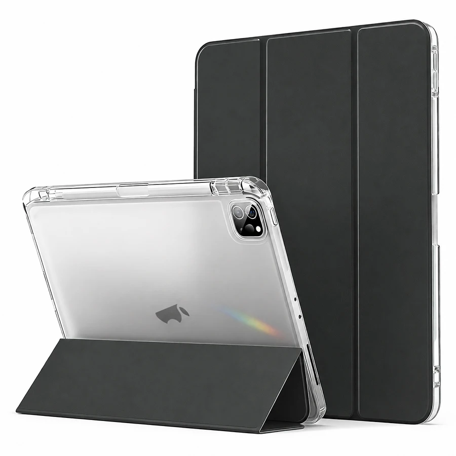 Fashion Minimalist Flip iPad Case | Compatible With IPad Pro/Mini,5th/6th/7th/8th/9th/10th/A17/A18/M2/M3/M4/M5,Air 11/13inch & For Samsung Galaxy Tab S6/S7/S8/S9/S10/A7/A8/A9/Lite/Plus/Lite/FE | Soft Shockproof + Auto Wake/Sleep + Foldable Cover Stand