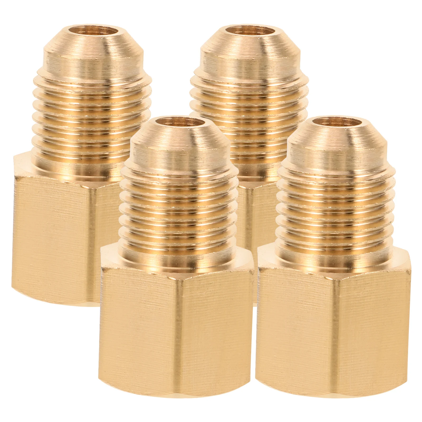 4Pcs Air Conditioning Adapter Fittings Copper Converters Stable Cooling Effects Quick Installation Vacuum Pumps