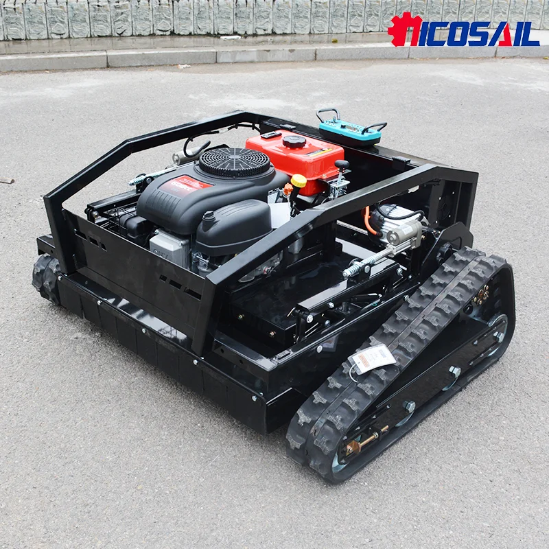 Exquisite Appearance Remote Control Lawn Mower Low Power Consumption Weeding Machine