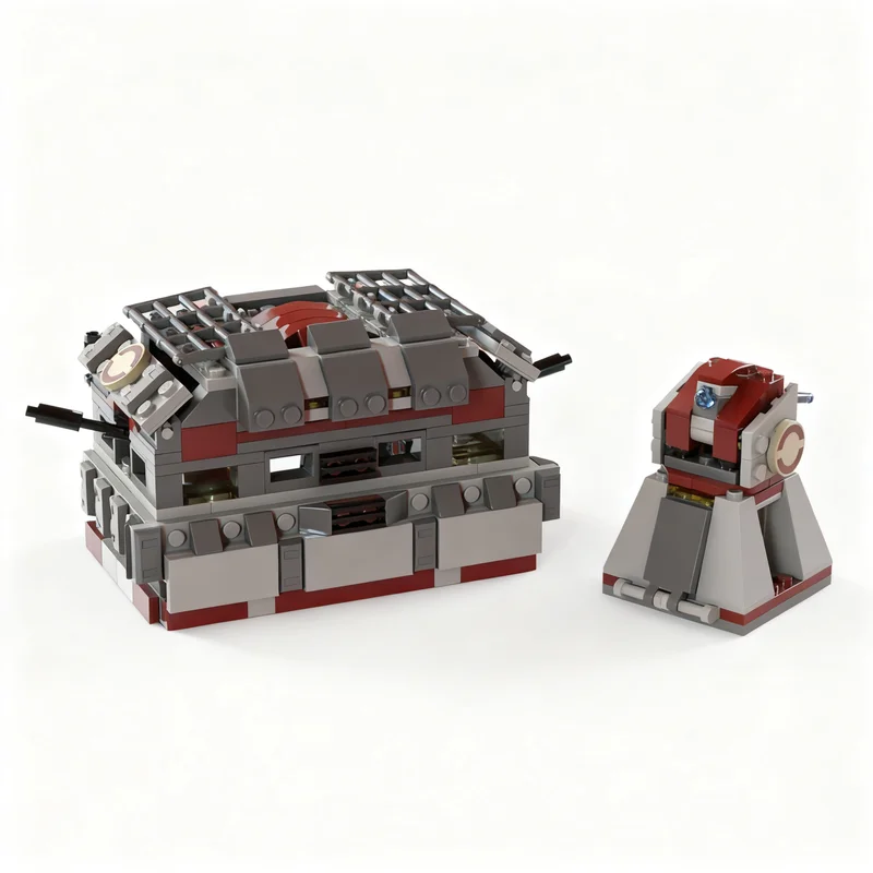 394pcs MOC CLONE COMMANDO BUNKER Star Battle Model Building Blocks Christmas Gift Toy Architecture Creative DIY Craft Education