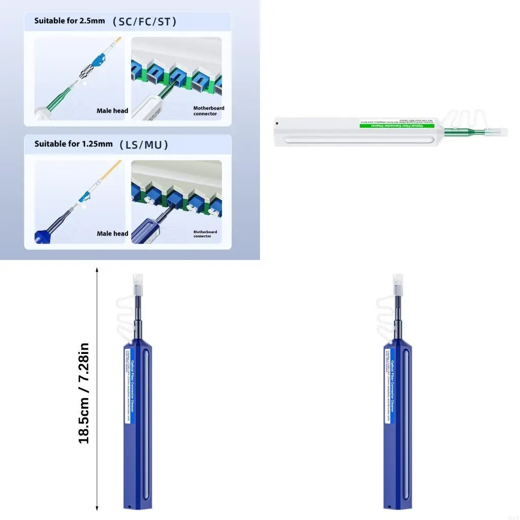 

900F Networking Cleaning Tool Fiber Optical Cleaning Pen 2.5mm Fiber Optical Clean