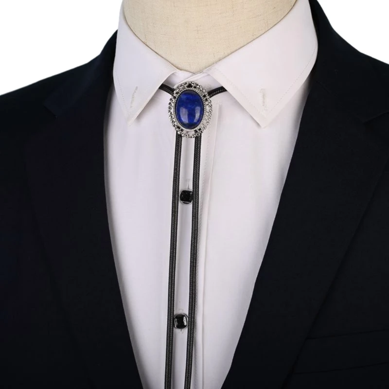 Harajuku Western Cowboy Bolo Tie for Carnival Banquet Gentleman Costume Pendant Dropship