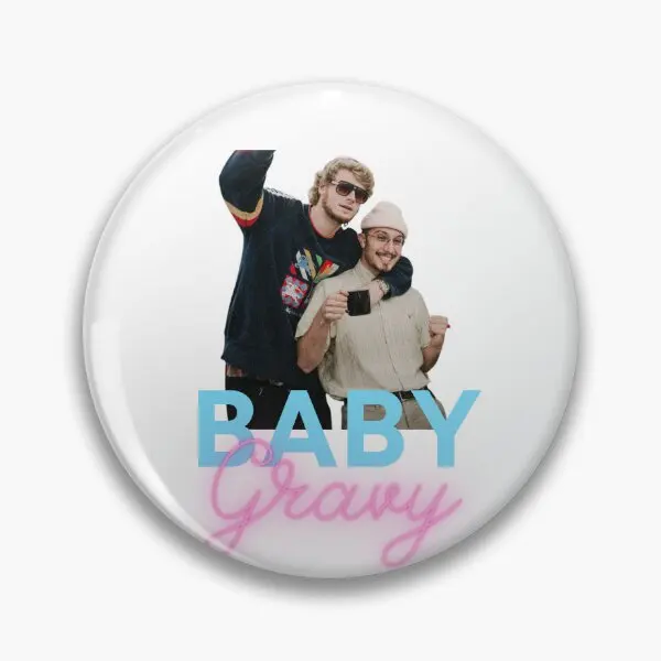 Baby Gravy  Soft Button Pin Decor Lover Metal Clothes Brooch Hat Fashion Cartoon Gift Jewelry Creative Funny Women Lapel Pin