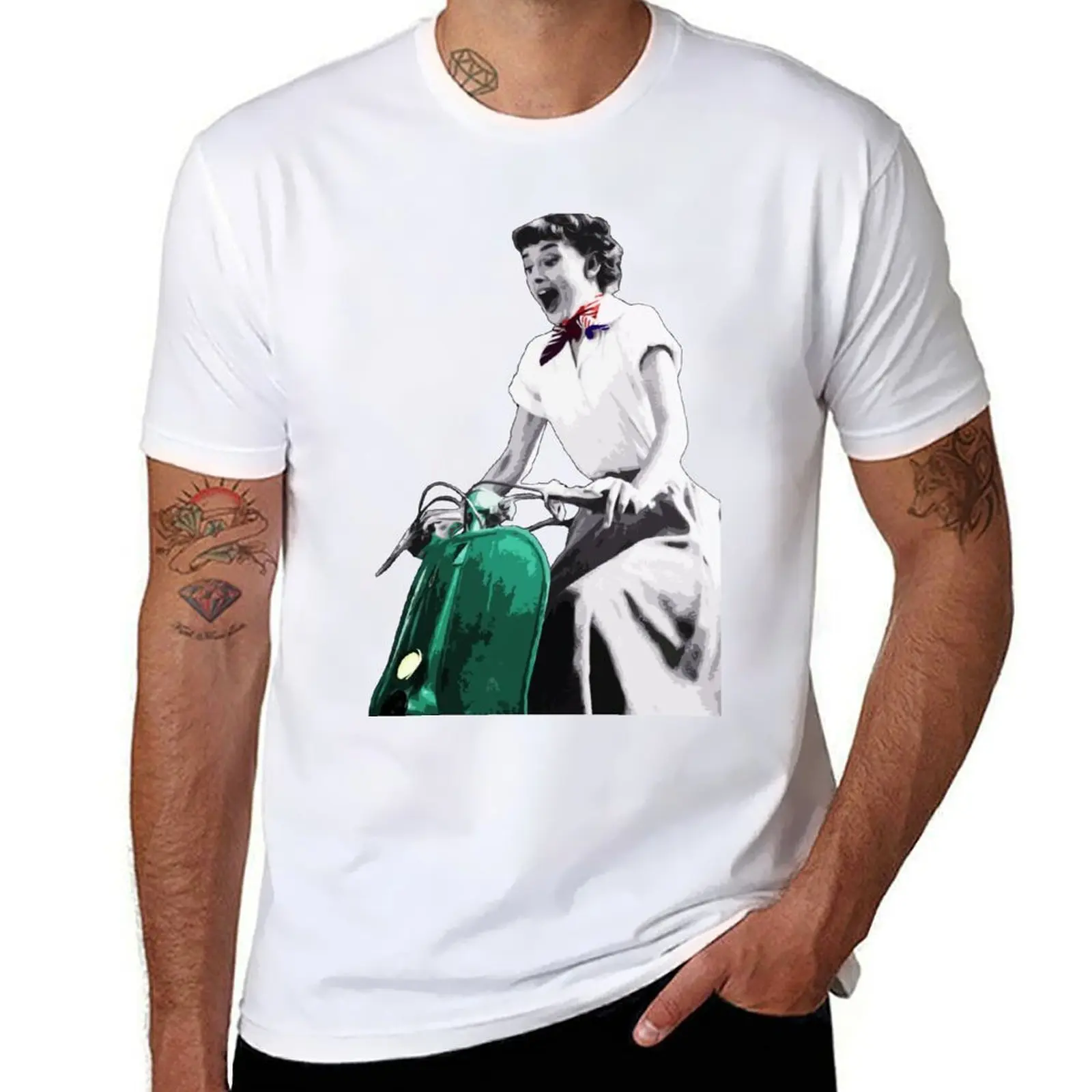 

Audrey Hepburn Roman Holiday T-Shirt man t shirts for men casual t shirt man casual T-shirt