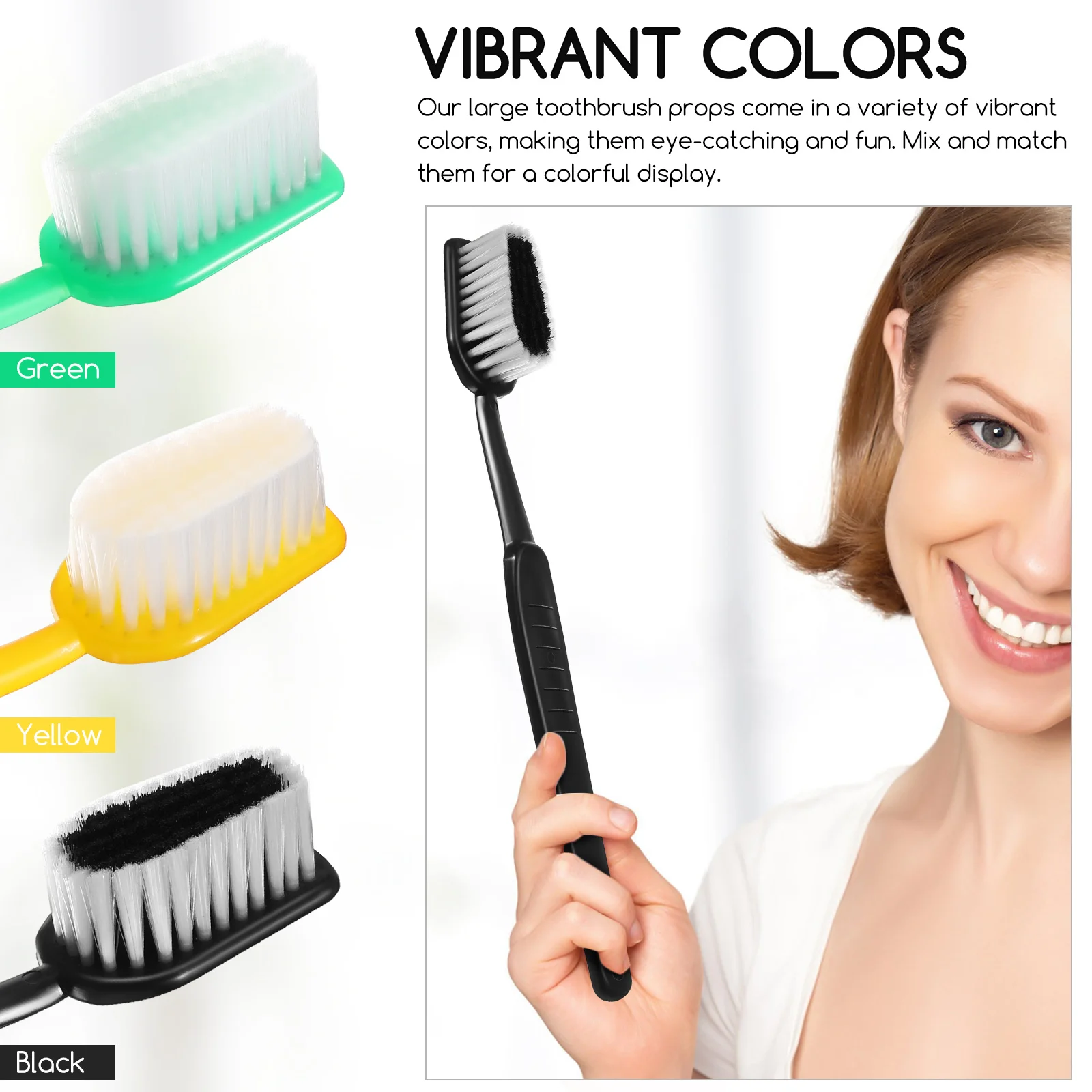 

Toothbrush Photo Props Large Photography Prank Ornament Funny Big Jumbo Oversized