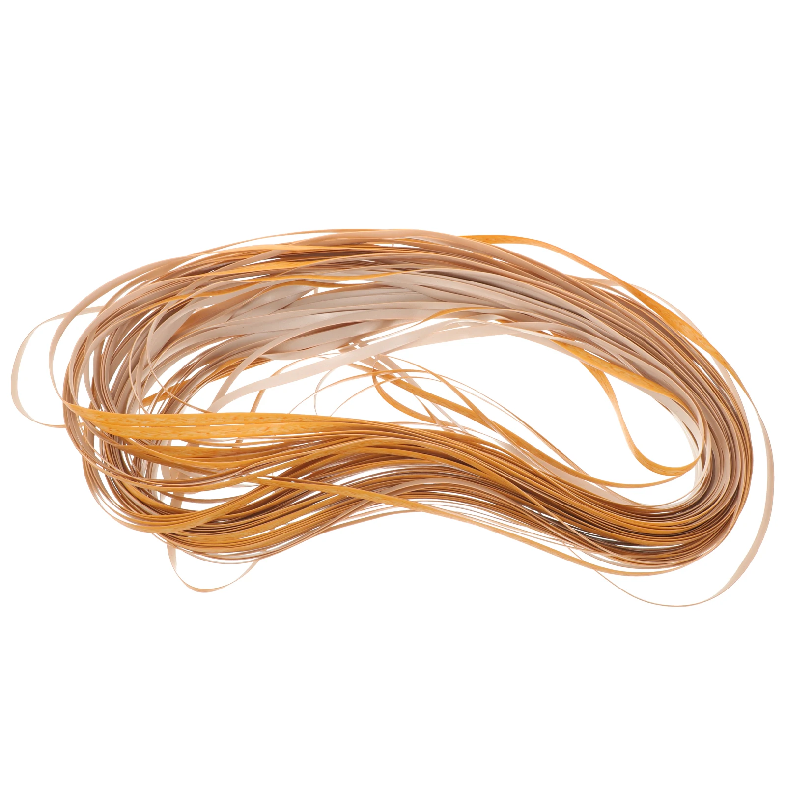 

Rattan Crafts Cane Strip Imitation Pe Woven Faux Strips Ornament Coil Plastic Webbing Handicrafts Canes