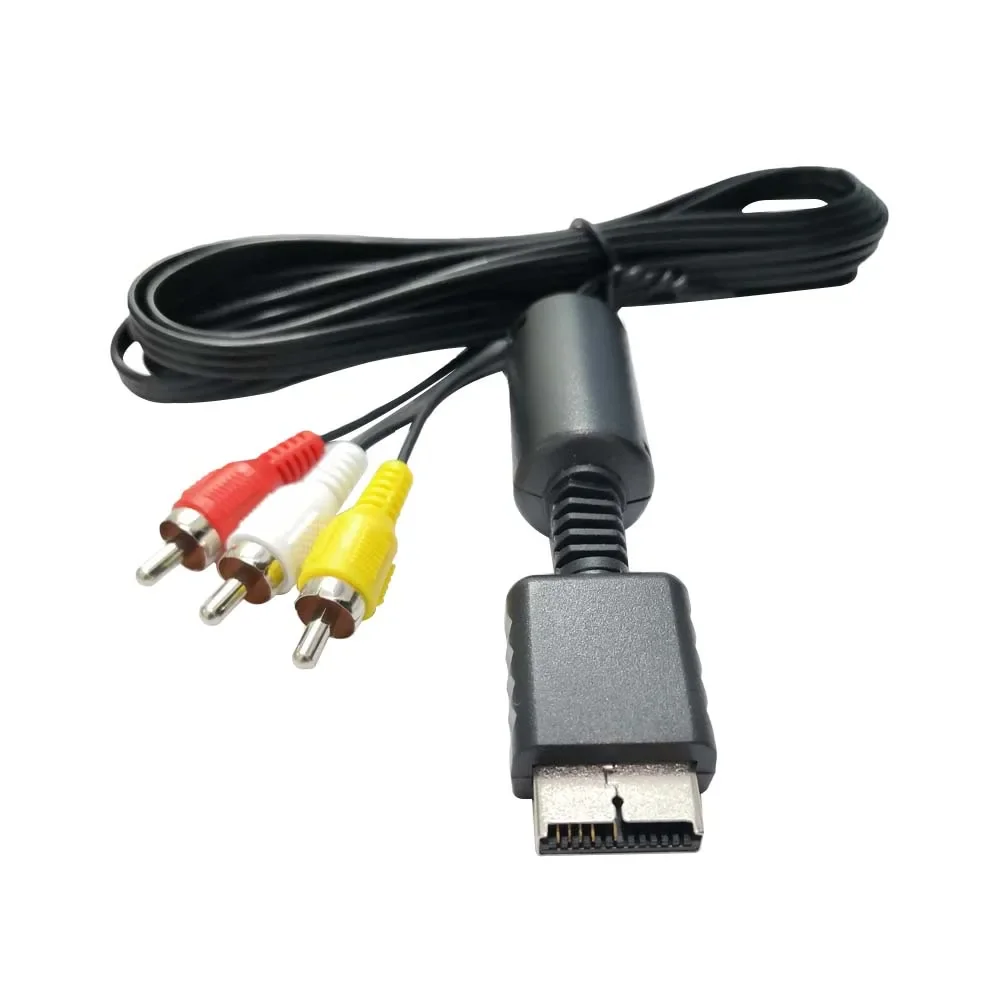 Audio Video AV Cable Game Composite 3 RCA Copper Wire PS2RGB PS2AV Multi For Sony Playstation1 2 3 PS1 PS2 PS3 Console