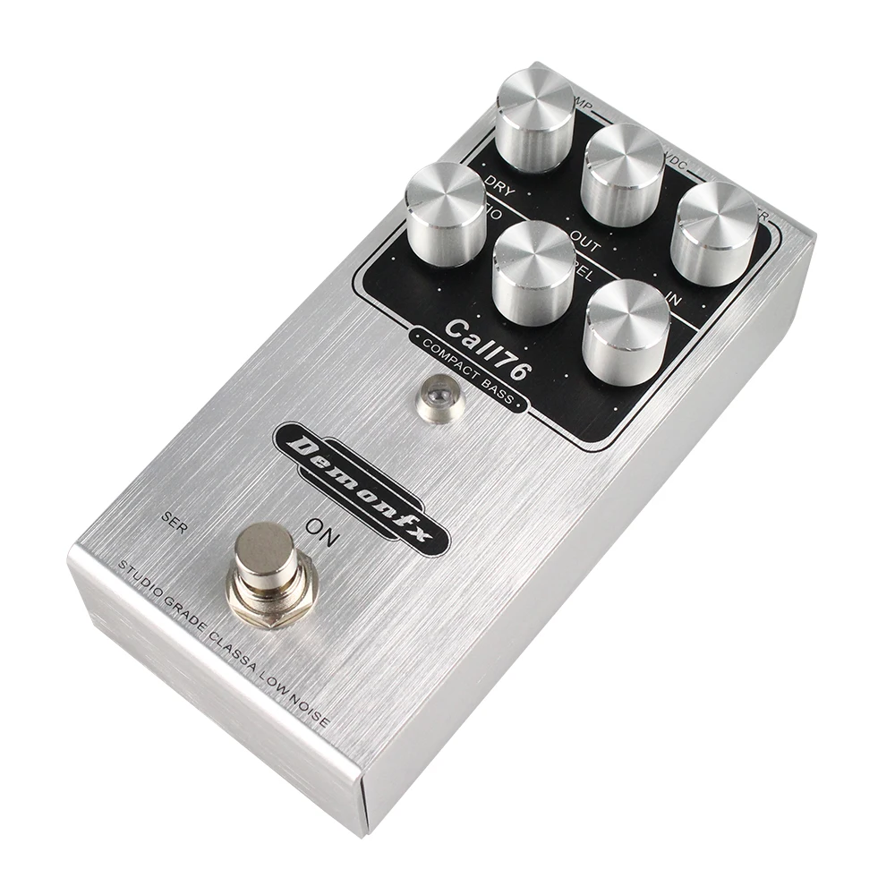 NEW High Quantity Demonfx Call76 Compact Bass Guitar Effect Pedal Compressor