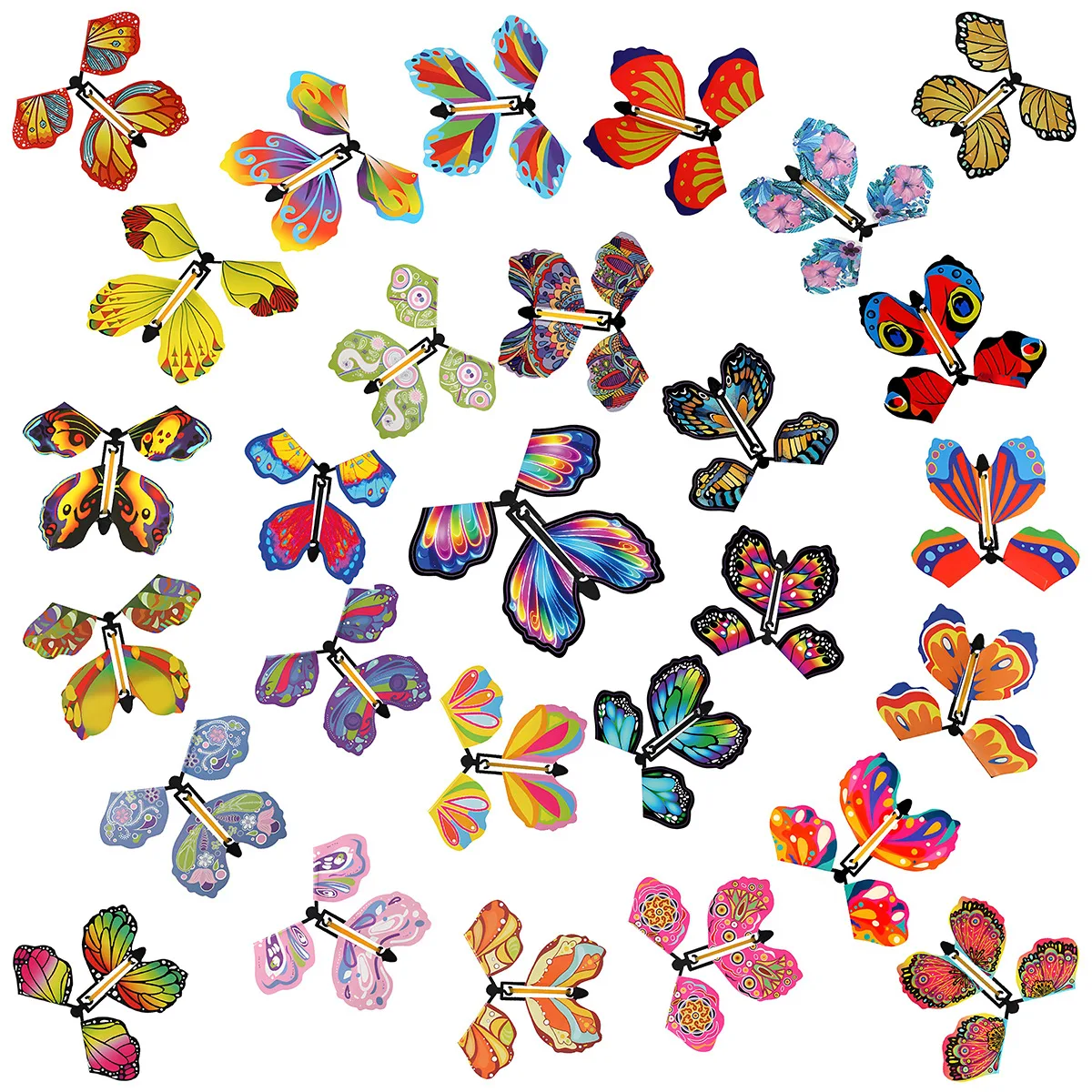 5/10/20/30/50 piezas Mariposa Voladora Mágica, Nuevo Juguete Único, Accesorio Mágico, Juguete de Exterior para Niños, Juguete Fidget, Spinners Fidget