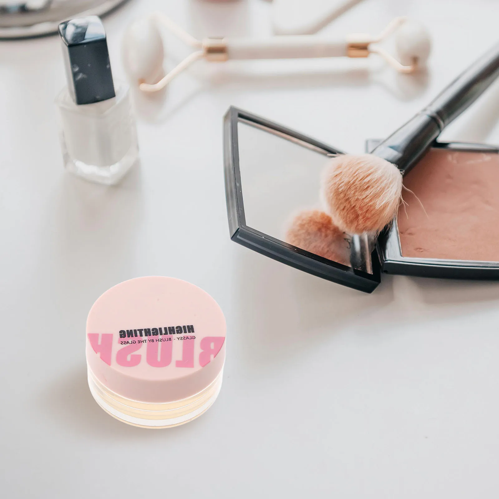 أحمر خدود جل متغير اللون، أحمر خدود صغير على الطراز الكوري، أحمر خدود كريمي لمكياج الوجه، أحمر خدود يدوم طويلاً