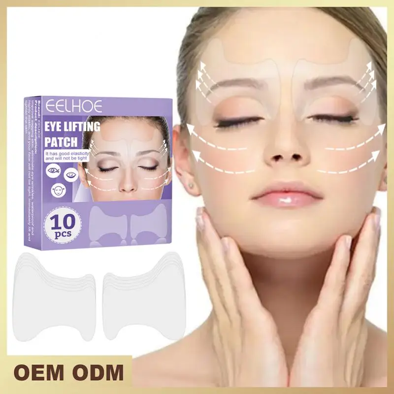 10 Pcs Eye Lifting Patch Dilute Eye Circles Anti Aging Fine Lines Under Eye Bags Lift Tighten Eye Mask Eye Patch Skin Care Tools