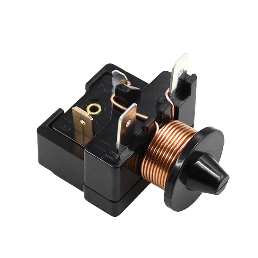 Black Compressor Starter Relay Compressor Starter Capacitor Relay OL6 Compressor Relay Overload Protection Relay