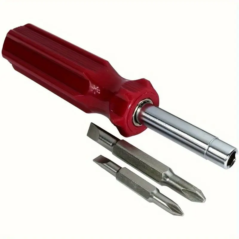 1Set 6 in 1 Screwdriver Set Screwdriver Set Straight Cross Screwdriver Set Screw Driver Set