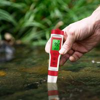 PH Meter For Water 4 In 1 PH Meter High Accuracy EC TDS Sensor Testing Tool Temperature Meter For Home Water Hydroponics